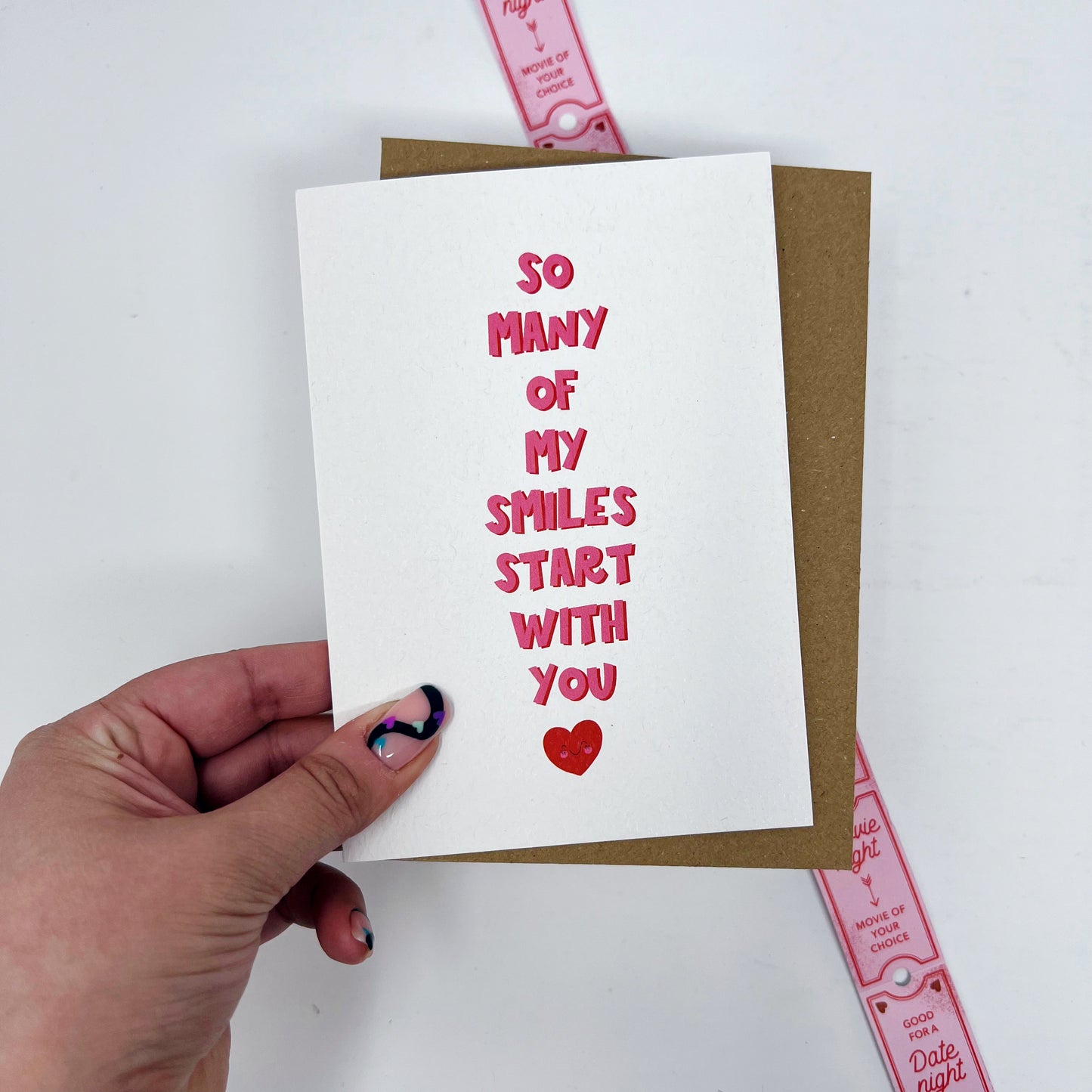 So Many Of My Smiles Start With You Card