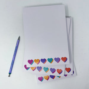 Loveheart A5 Notepad