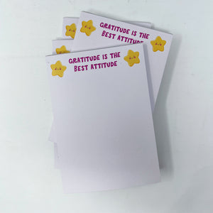 'Gratitude is the Best Attitude' A6 Notepad