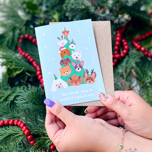 Charity 'We Woof You A Merry Christmas' Card