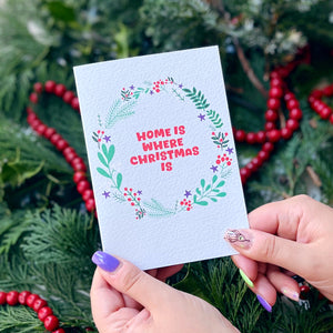 Charity 'Home Is Where Christmas Is' Card