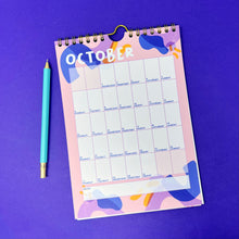 2025 Colourful A5 Wall Calendar