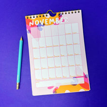 2025 Colourful A5 Wall Calendar