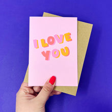 I Love You Card