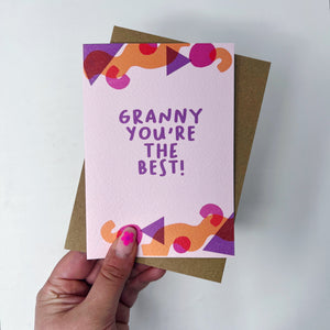 Granny You're The Best! Card