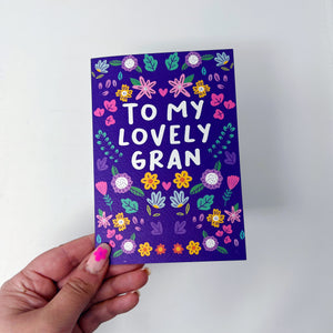 To My Lovely Gran Card