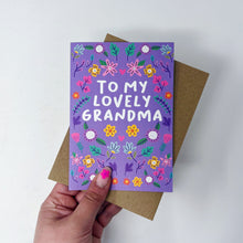 To My Lovely Grandma Card