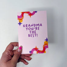 Grandma You're The Best! Card