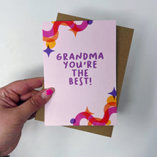 Grandma You're The Best! Card