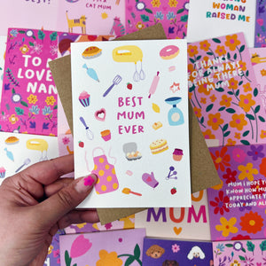 Best Mum Ever Baking Card