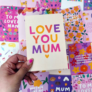 Love You Mum Card