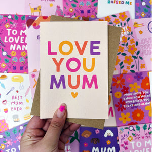 Love You Mum Card