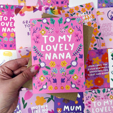 To My Lovely Nana Card