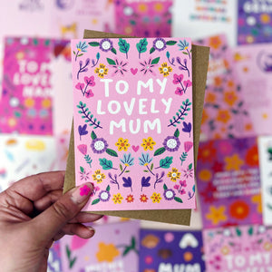 To My Lovely Mum Card