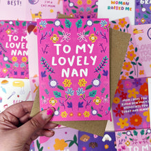 To My Lovely Nan Card