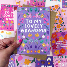 To My Lovely Grandma Card