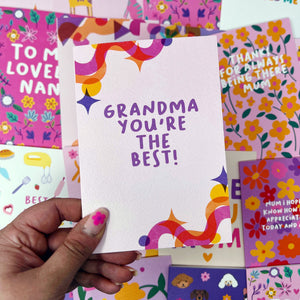 Grandma You're The Best! Card