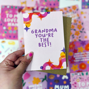 Grandma You're The Best! Card