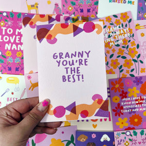 Granny You're The Best! Card