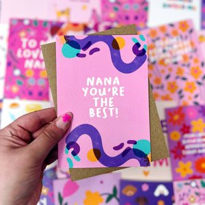 Nana You're The Best! Card