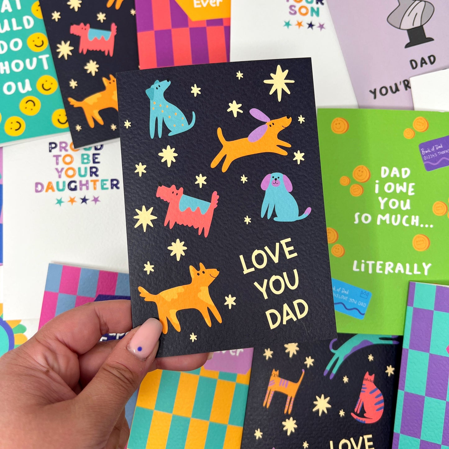 Love You Dad Dog Card