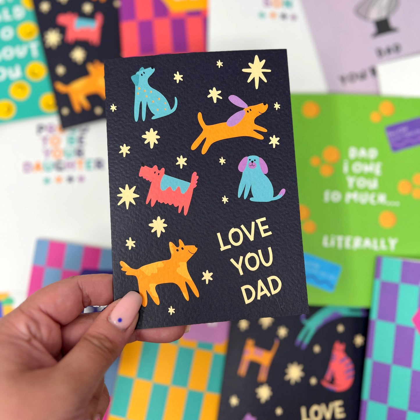 Love You Dad Dog Card