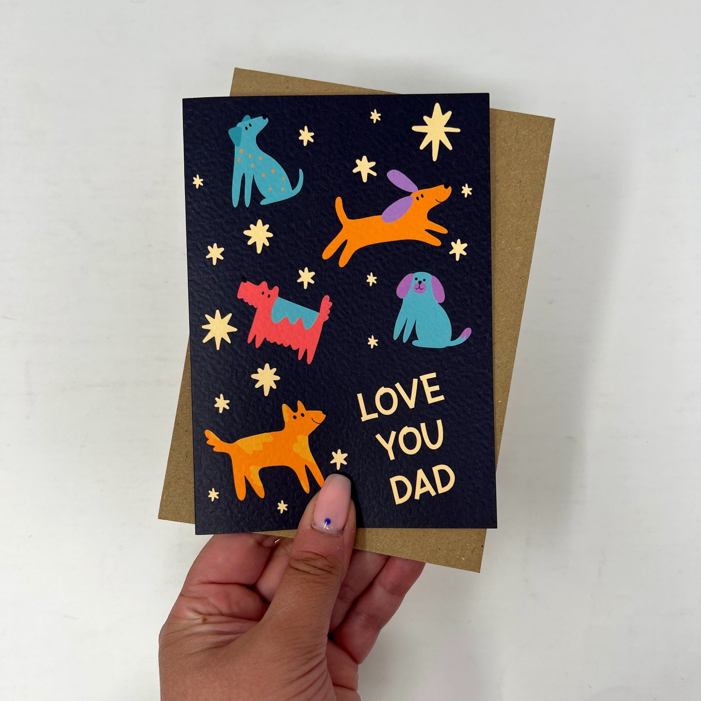 Love You Dad Dog Card