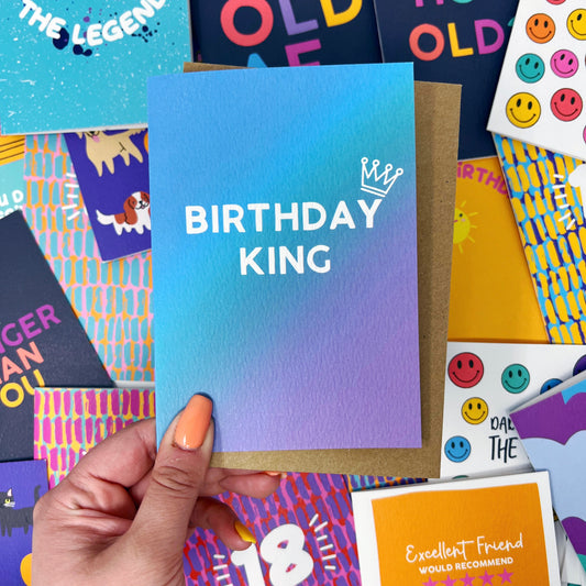 Birthday King Card