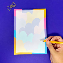 Colourful A5 Blank Chunky Notepad
