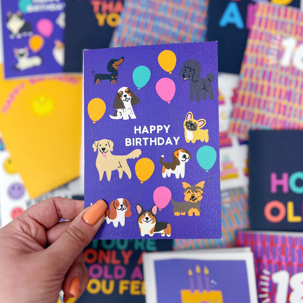 Happy Birthday Dog Lover Card