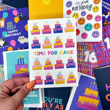 Happy Birthday 'Time For Cake' Card