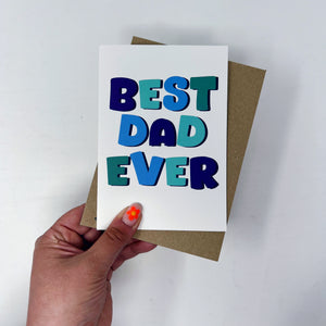 Best Dad Ever Card