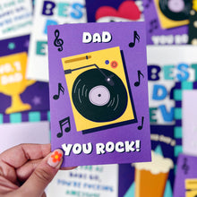 Dad You Rock Music Card