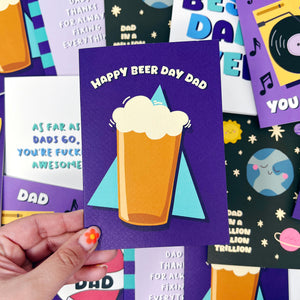 Happy Beer Day Dad Card