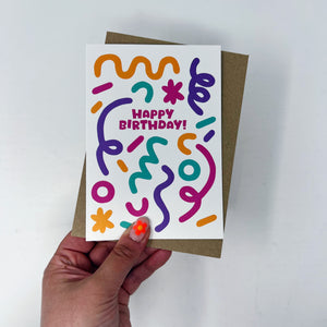 Happy Birthday Doodle Card