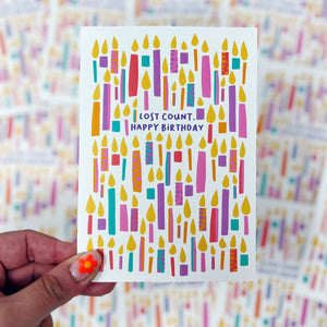 Lost Count, Happy Birthday Card