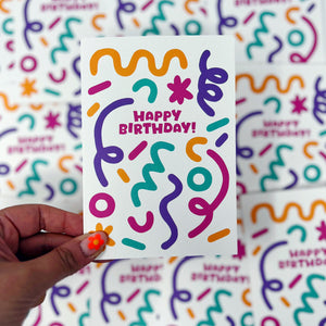 Happy Birthday Doodle Card