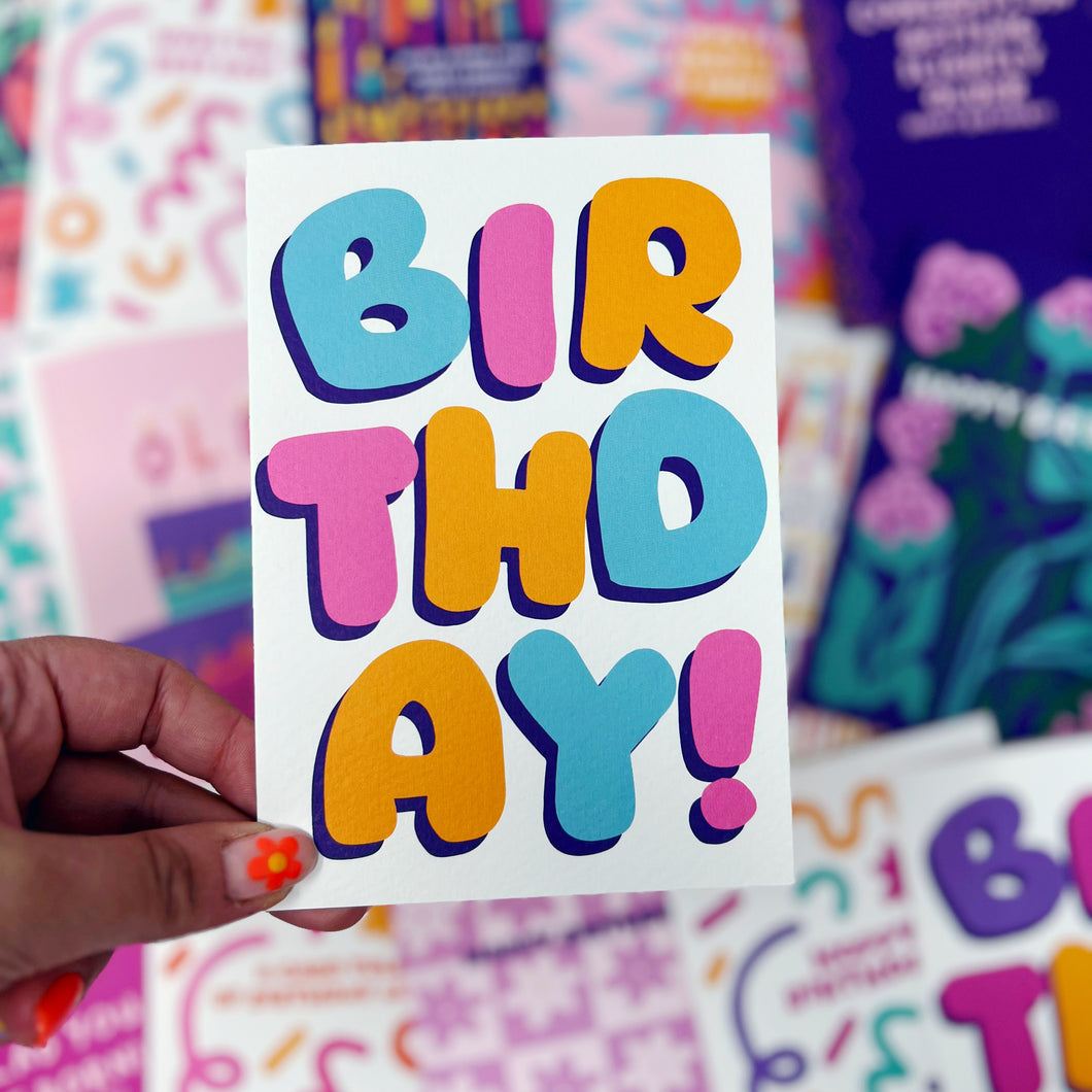 Happy Birthday Bubble Card