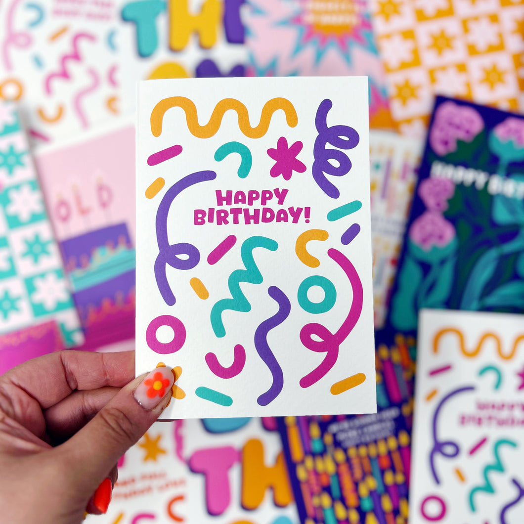 Happy Birthday Doodle Card