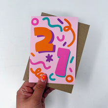 21st Birthday Card