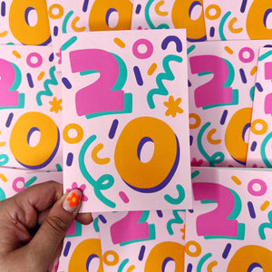 20th Birthday Card