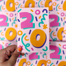 20th Birthday Card