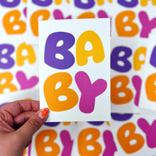 New Baby Bubble Card