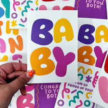 New Baby Bubble Card