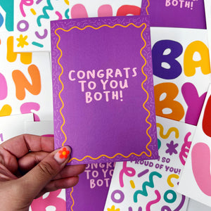 Congrats To You Both Card