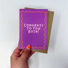 Congrats To You Both Card