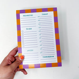 Colourful A5 Today Planner Notepad