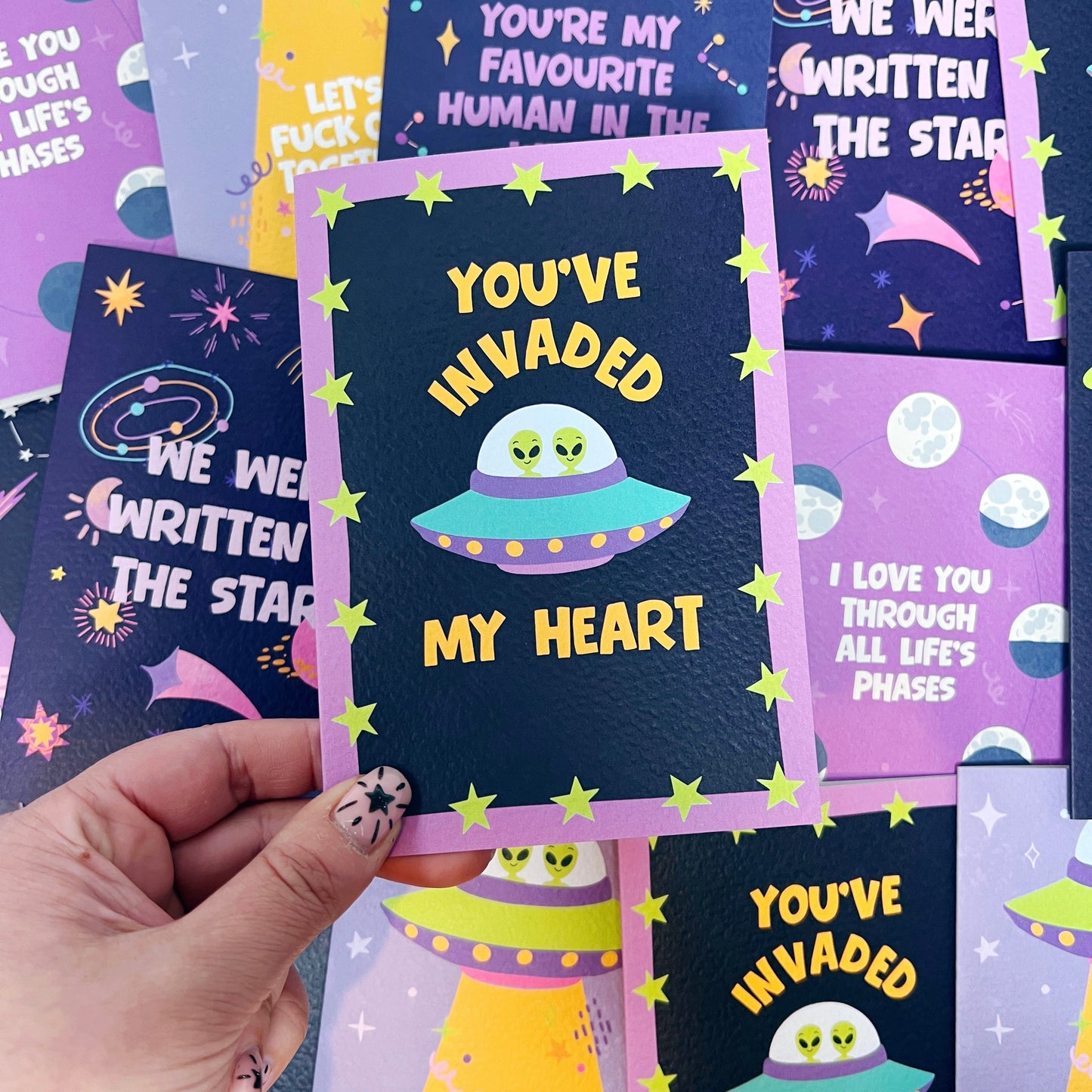 You've Invaded My Heart Card