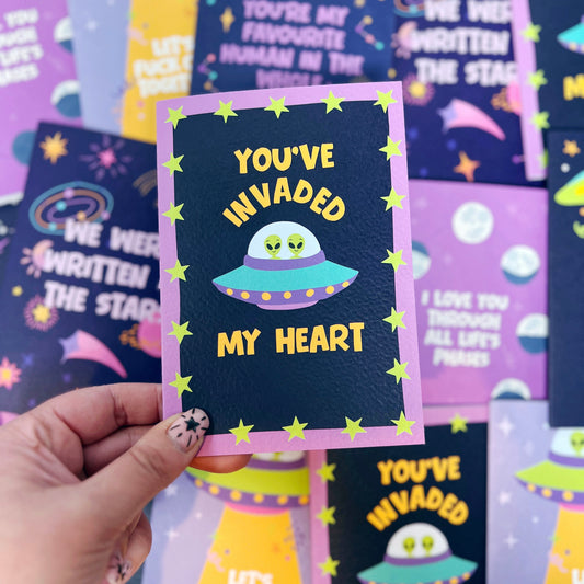 You've Invaded My Heart Card