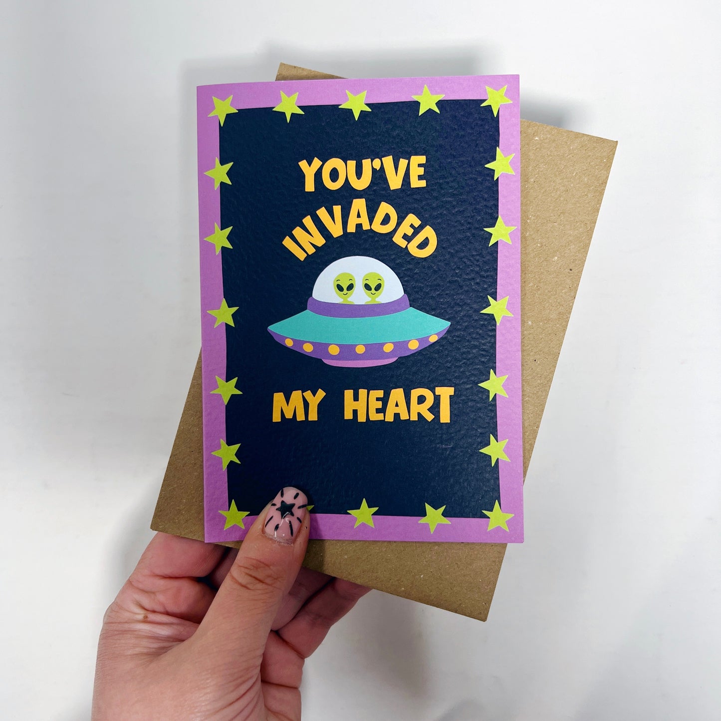 You've Invaded My Heart Card